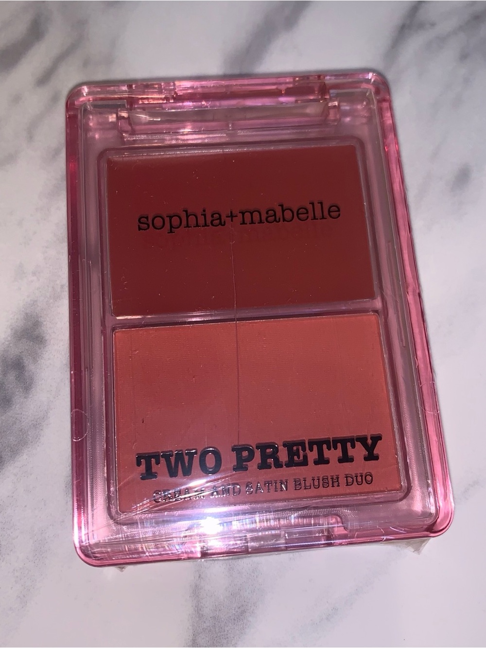Sophia + Mabelle Two Pretty Cream and Satin Blush Duo